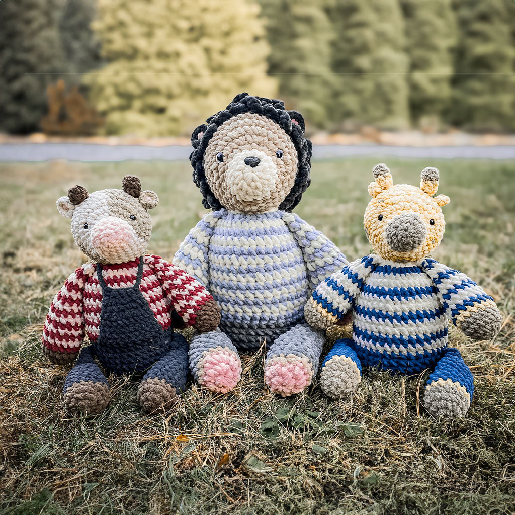 Barn Yarn Pets in Outfits