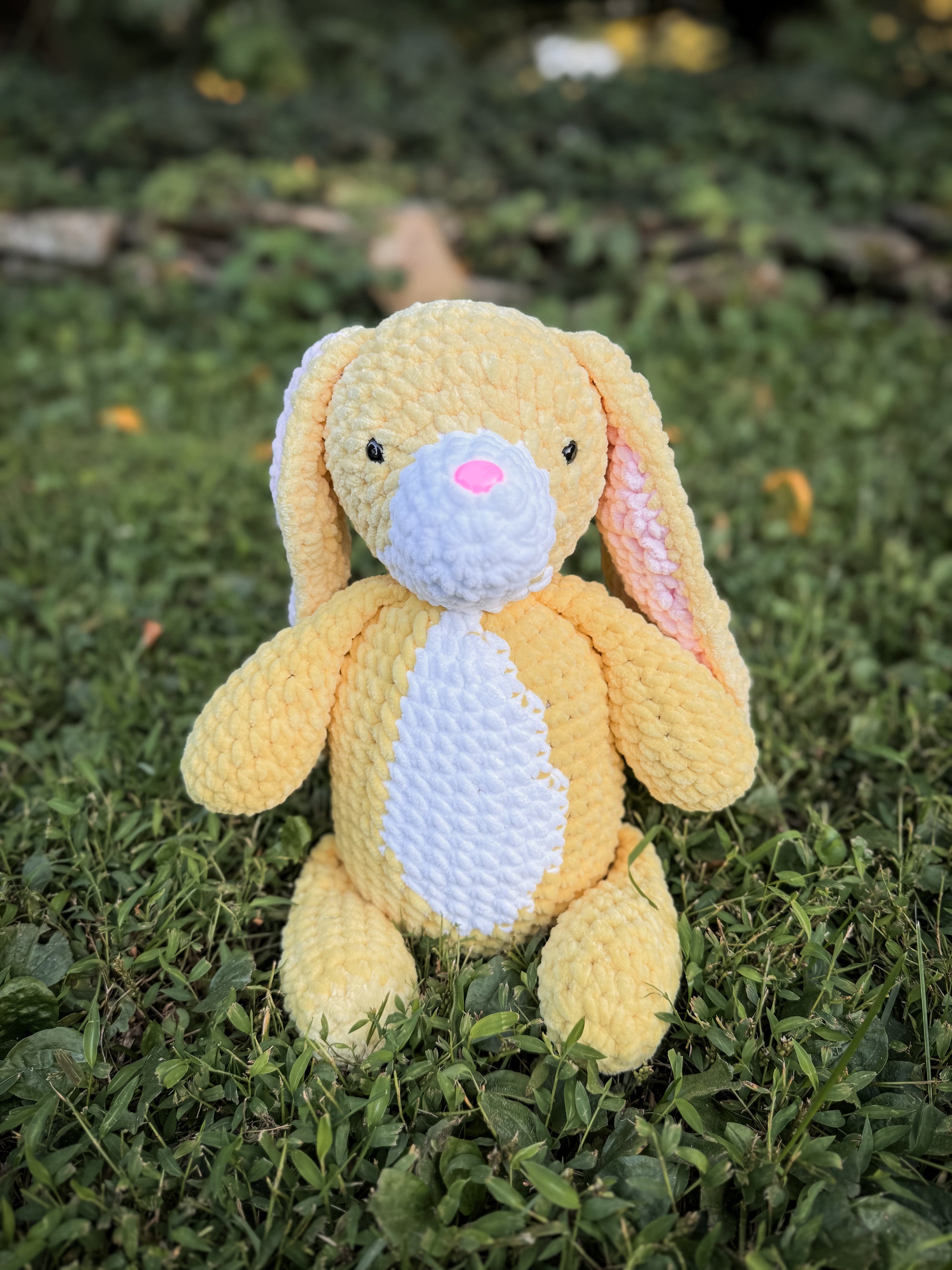 Yellow and White Bunny