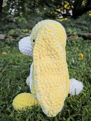 Yellow and White Bunny