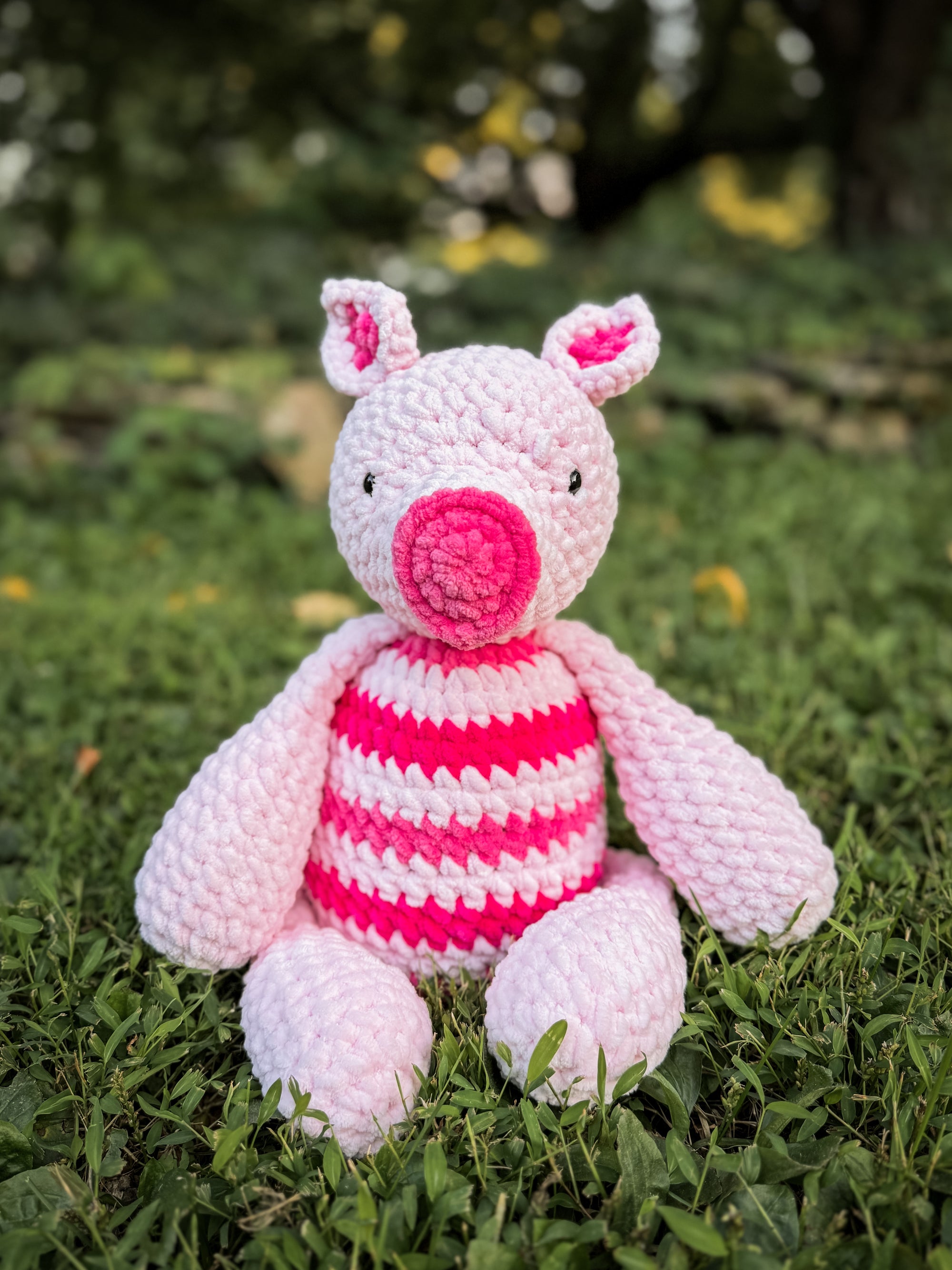 Pink Striped Pig